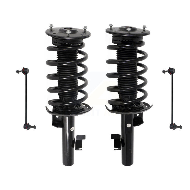 Transit Auto KSS-104073 Suspension Strut and Coil Spring Assembly for 2010-2017 Volvo XC60 - Front