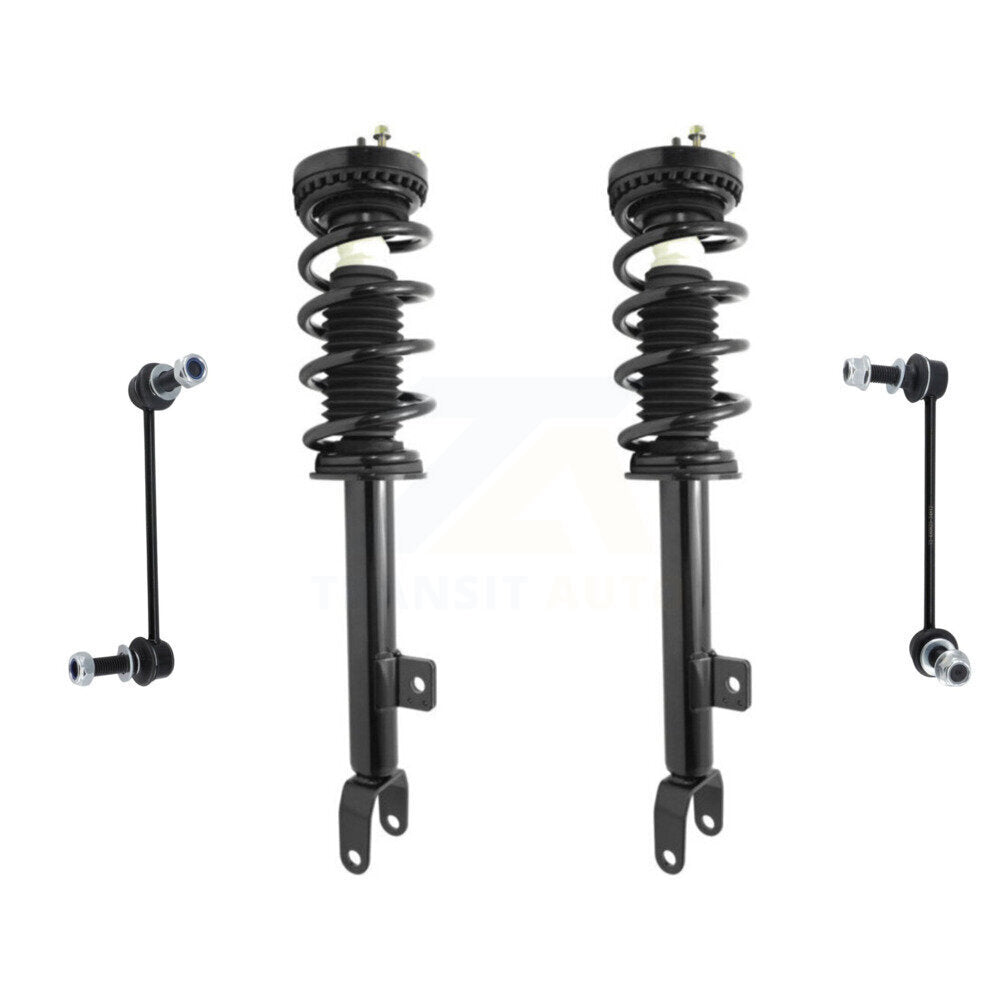 Transit Auto KSS-104082 Suspension Strut and Coil Spring Assembly for 2011-2022 Chrysler 300, Dodge Challenger - Front