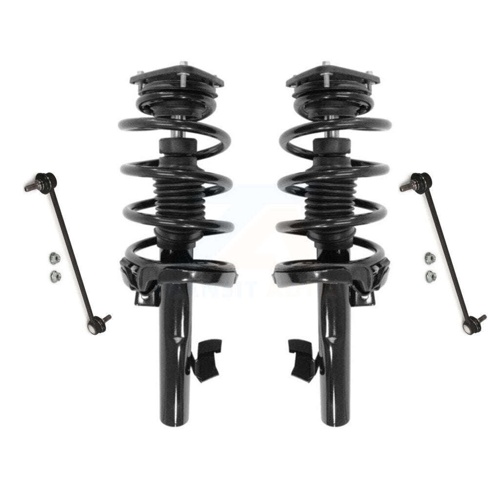 Transit Auto KSS-104096 Suspension Strut and Coil Spring Assembly for 2005-2013 Volvo C30, Volvo C70 and More - Front