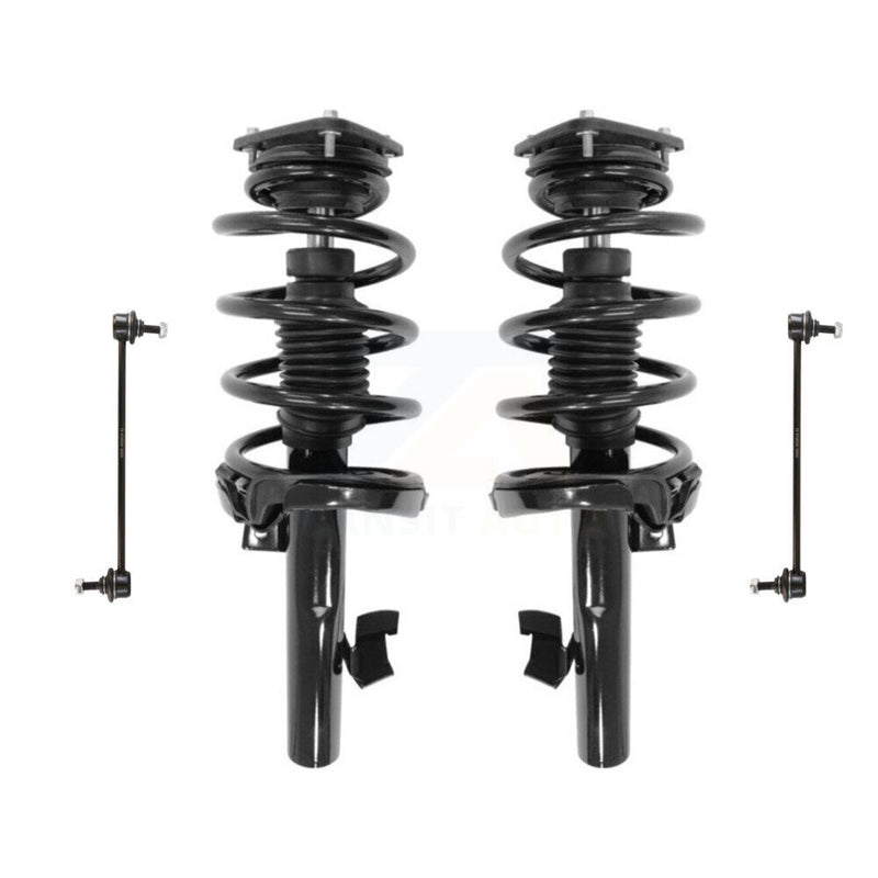Transit Auto KSS-104132 Suspension Strut and Coil Spring Assembly for 2005-2013 Volvo C30, Volvo C70 and More - Front