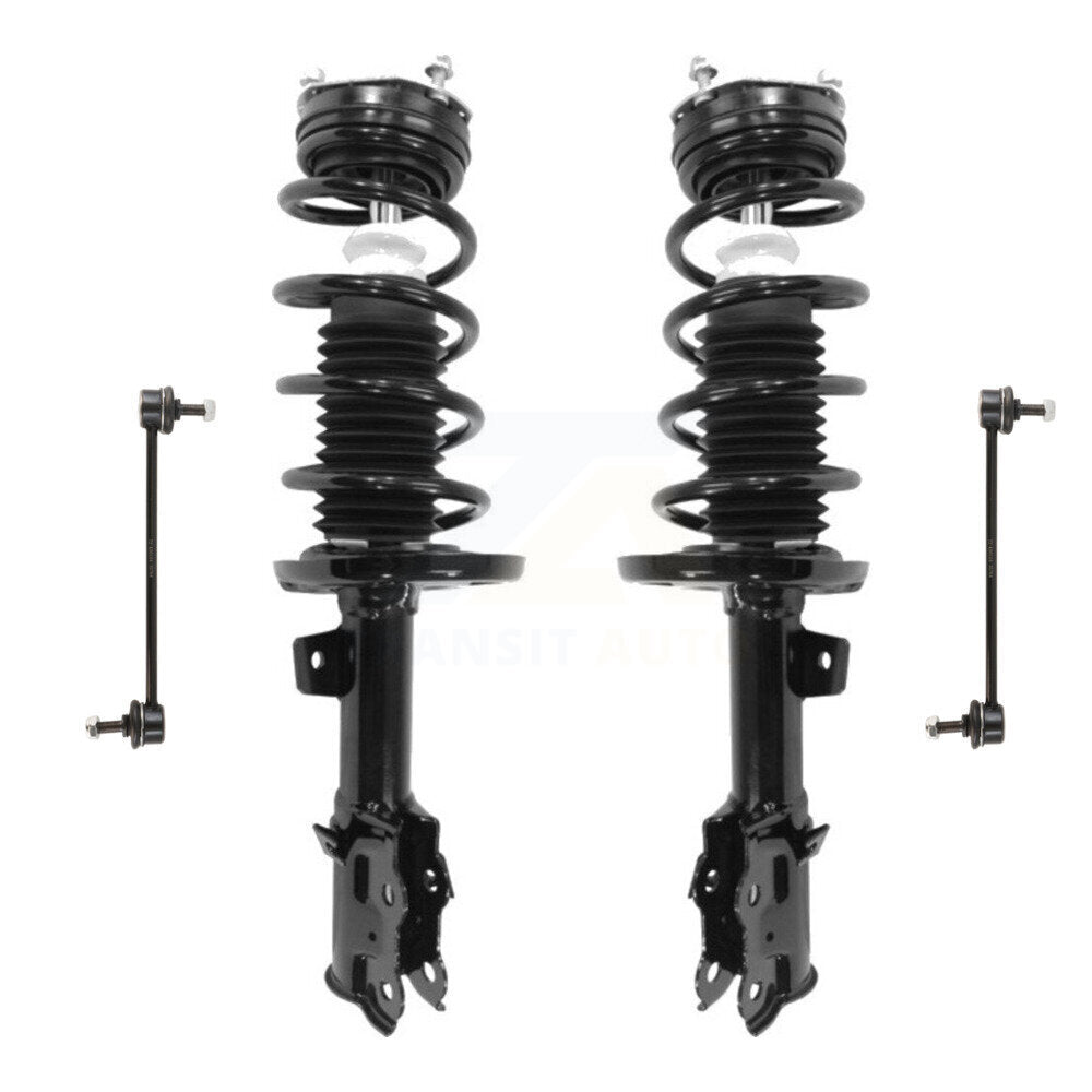 Transit Auto KSS-104139 Suspension Strut and Coil Spring Assembly for 2011-2019 Ford Fiesta - Front