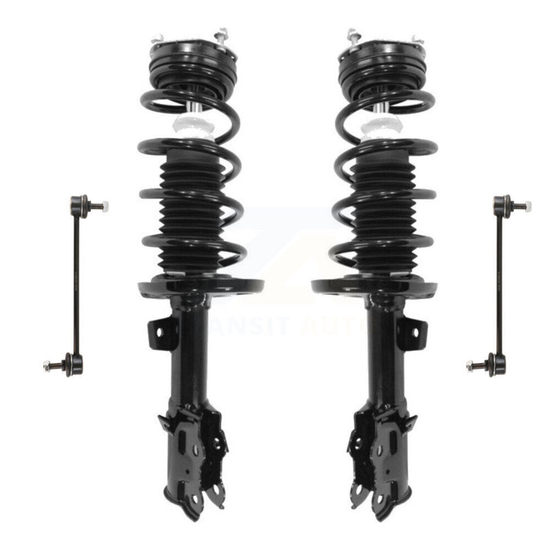 Transit Auto KSS-104139 Suspension Strut and Coil Spring Assembly for 2011-2019 Ford Fiesta - Front
