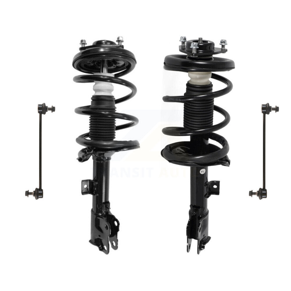 Transit Auto KSS-104147 Suspension Strut and Coil Spring Assembly for 2007-2013 Mitsubishi Outlander - Front
