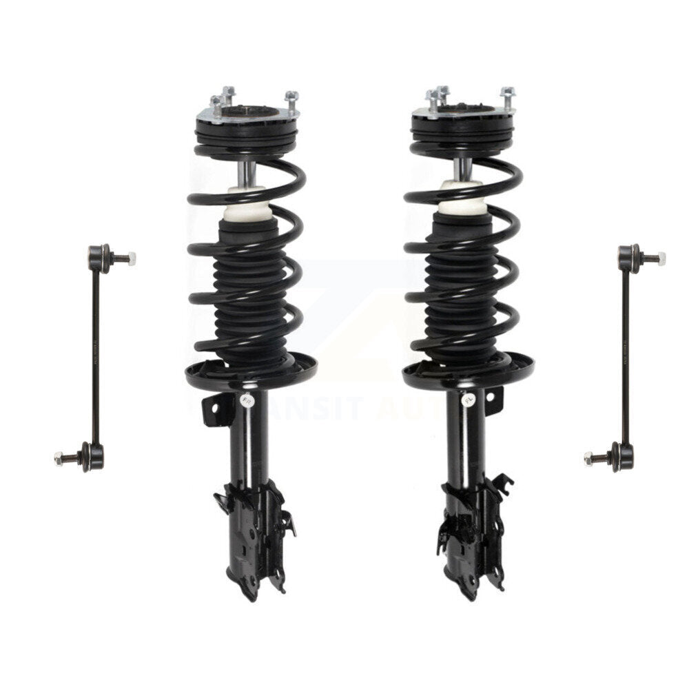 Transit Auto KSS-104148 Suspension Strut and Coil Spring Assembly for 2011-2019 Ford Fiesta - Front