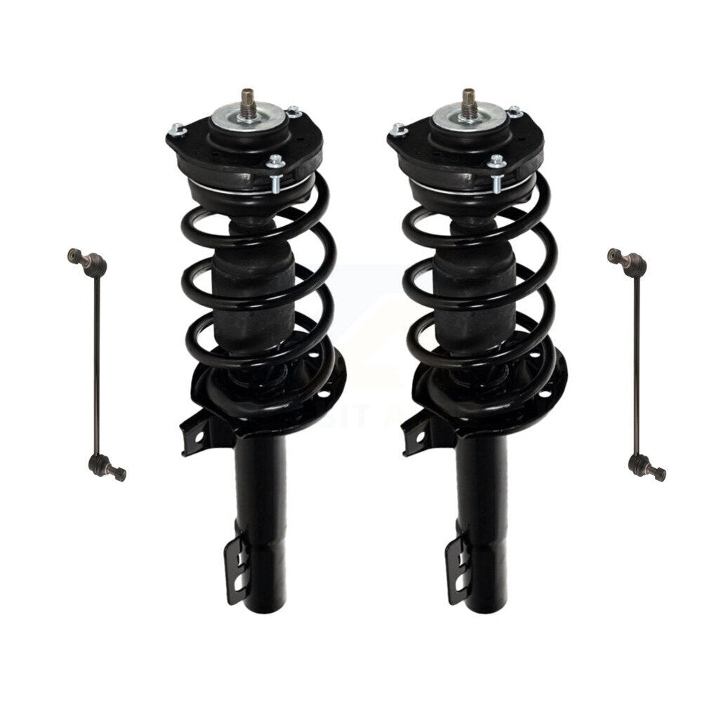 Transit Auto KSS-104160 Suspension Strut and Coil Spring Assembly for 2011-2015 Volkswagen Jetta - Front