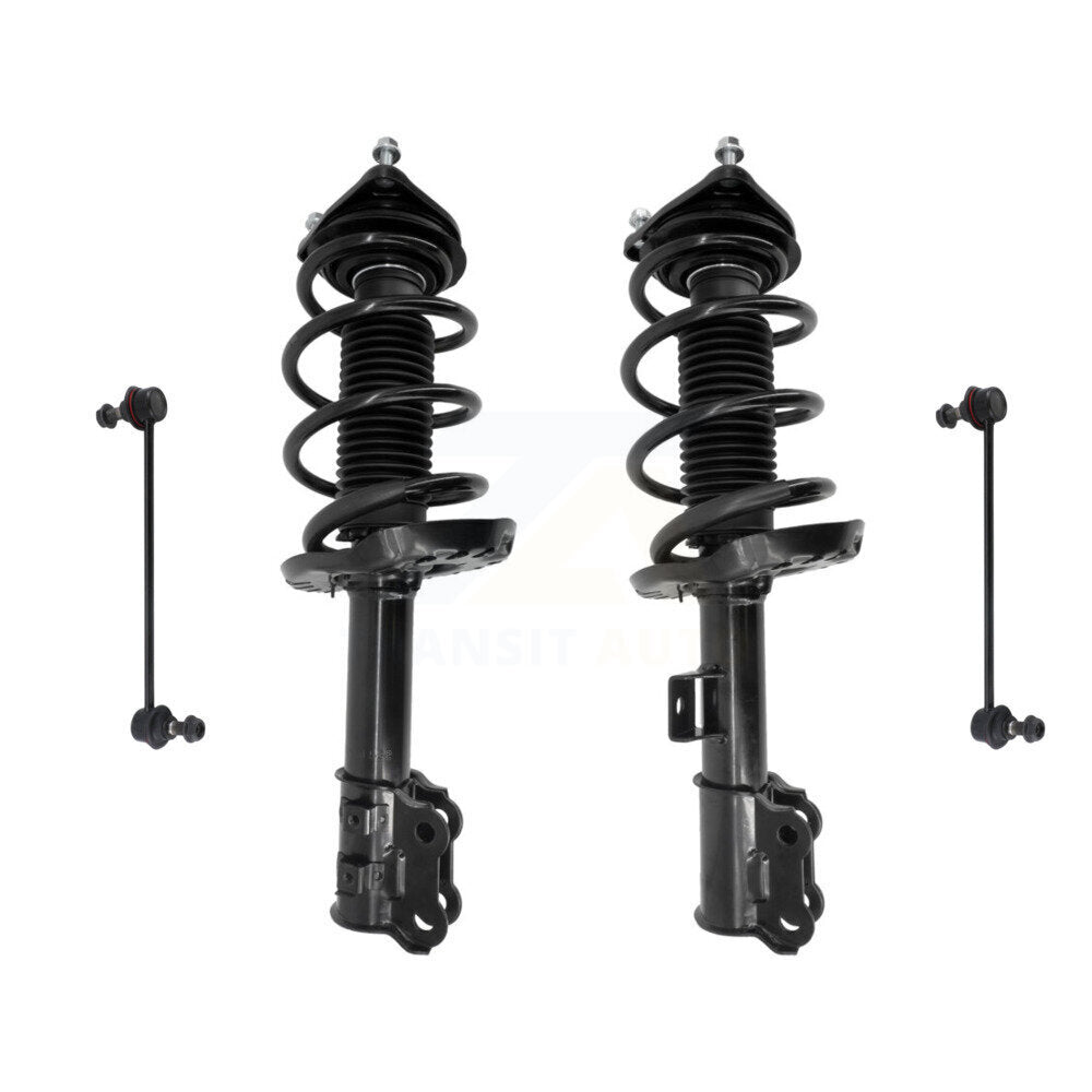 Transit Auto KSS-104161 Suspension Strut and Coil Spring Assembly for 2013-2017 Hyundai Elantra GT - Front