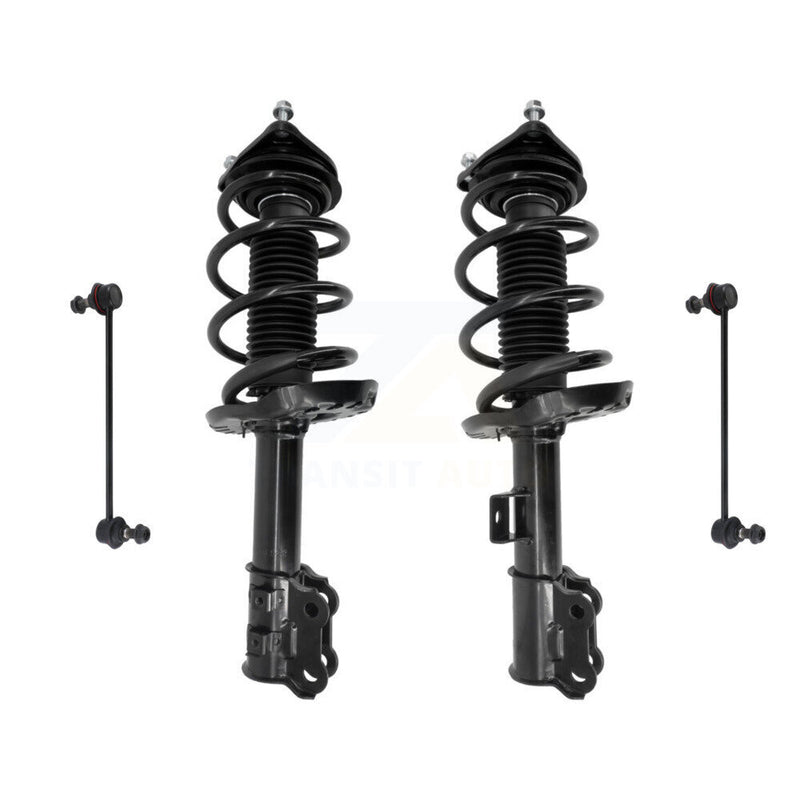 Transit Auto KSS-104161 Suspension Strut and Coil Spring Assembly for 2013-2017 Hyundai Elantra GT - Front