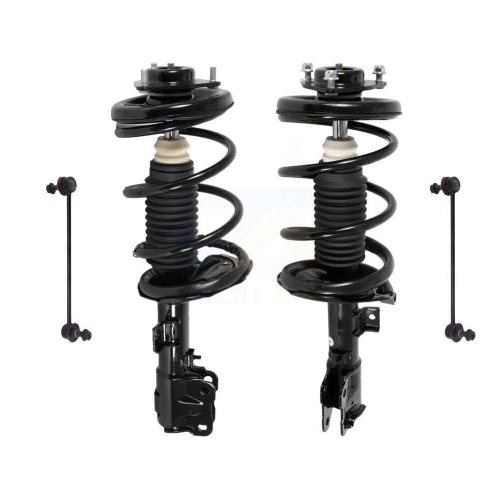 Transit Auto KSS-104162 Suspension Strut and Coil Spring Assembly for 2008-2011 Mitsubishi Lancer - Front