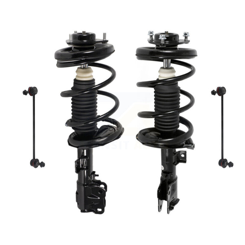 Transit Auto KSS-104162 Suspension Strut and Coil Spring Assembly for 2008-2011 Mitsubishi Lancer - Front