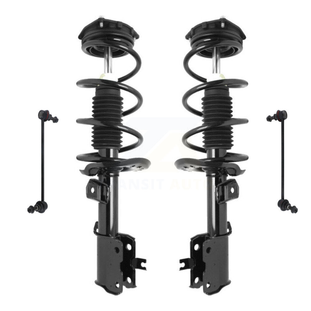 Transit Auto KSS-104180 Suspension Strut and Coil Spring Assembly for 2013-2015 Nissan Rogue Select, Nissan Rogue - Front