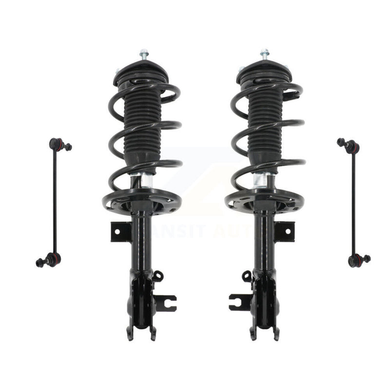 Transit Auto KSS-104185 Suspension Strut and Coil Spring Assembly for 2014-2018 Mazda 3 - Front
