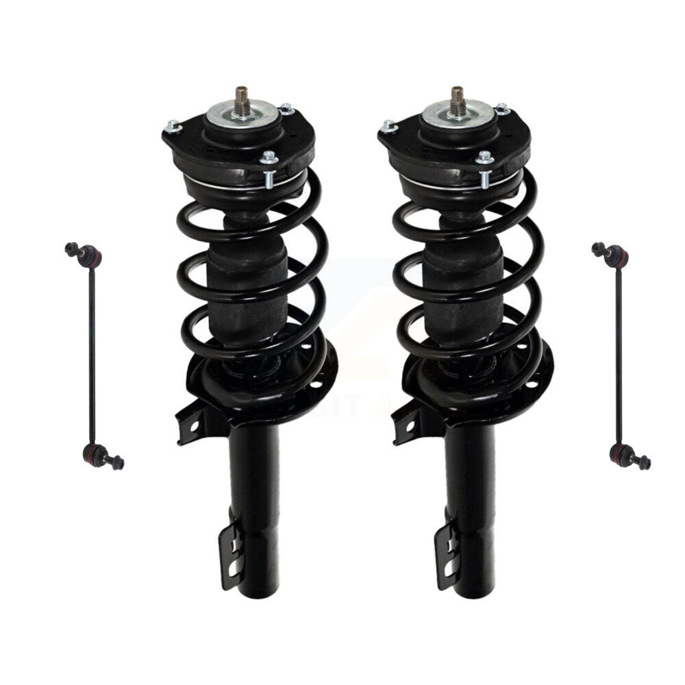 Transit Auto KSS-104198 Suspension Strut and Coil Spring Assembly for 2011-2015 Volkswagen Jetta - Front