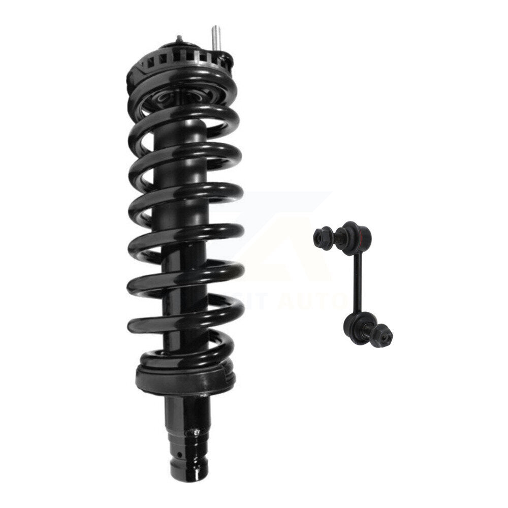 Transit Auto KSS-104266 Suspension Strut and Coil Spring Assembly for 2004-2009 Saab 9-7x, Buick Rainier and More - Front Left