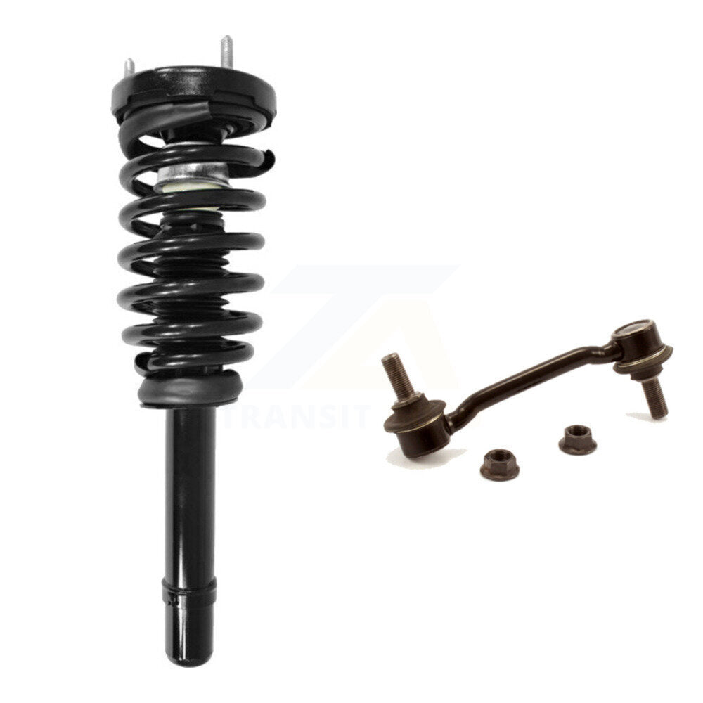 Transit Auto KSS-104327 Suspension Strut and Coil Spring Assembly for 2006-2011 Hyundai Azera, Hyundai Sonata - Front