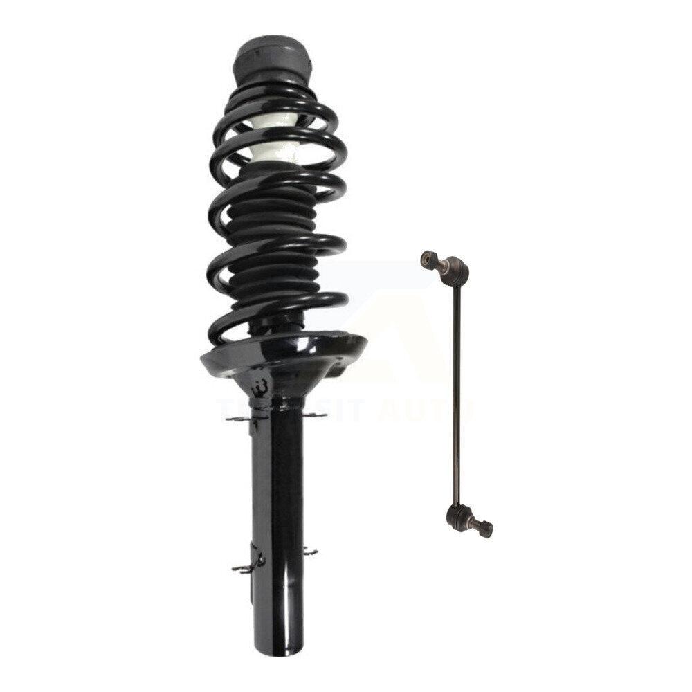 Transit Auto KSS-104344 Suspension Strut and Coil Spring Assembly for 2005 Volkswagen Jetta - Front