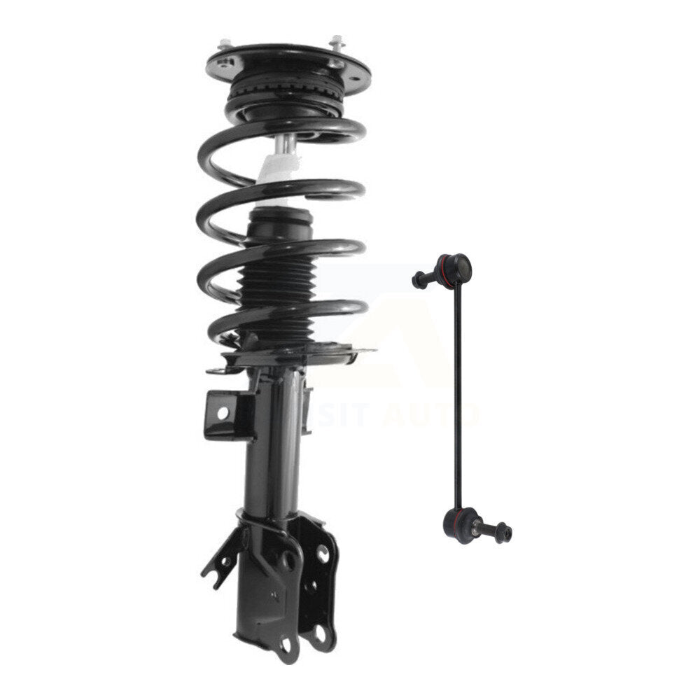Transit Auto KSS-104381 Suspension Strut and Coil Spring Assembly for 2013-2020 Ford Fusion - Front