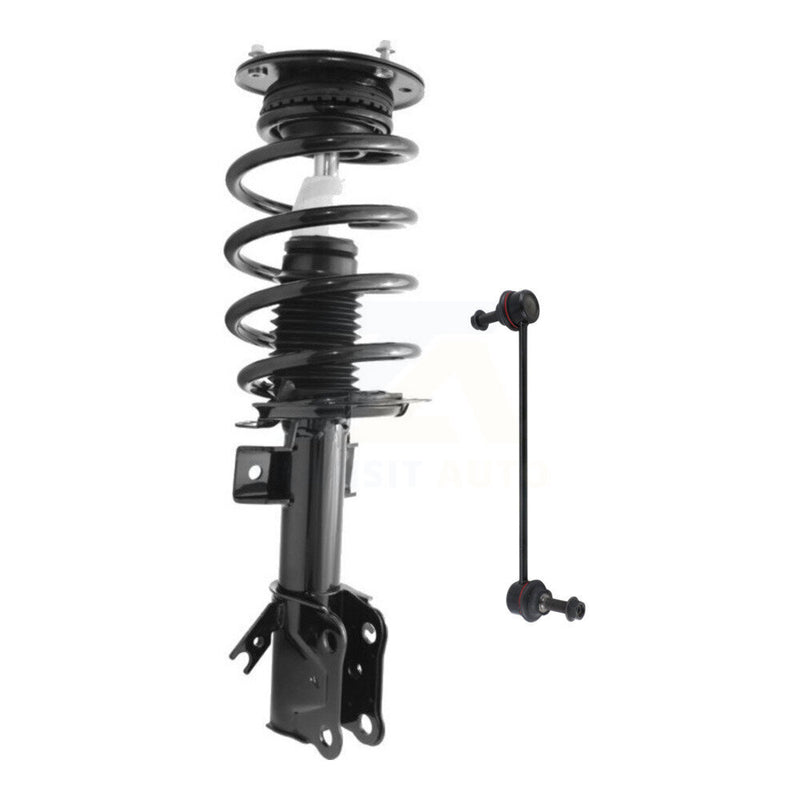 Transit Auto KSS-104381 Suspension Strut and Coil Spring Assembly for 2013-2020 Ford Fusion - Front