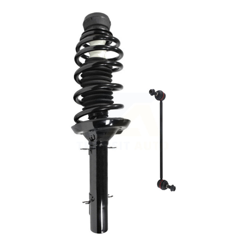 Transit Auto KSS-104413 Suspension Strut and Coil Spring Assembly for 2005 Volkswagen Jetta - Front