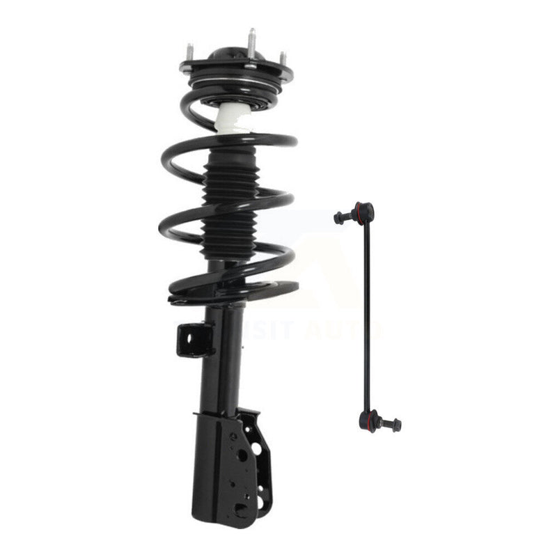 Transit Auto KSS-104449 Suspension Strut and Coil Spring Assembly for 2013-2017 GMC Acadia Limited, Buick Enclave and More - Front