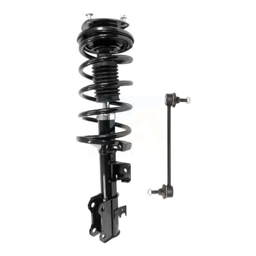 Transit Auto KSS-104456 Suspension Strut and Coil Spring Assembly for 2010-2013 Ford Transit Connect - Front Left