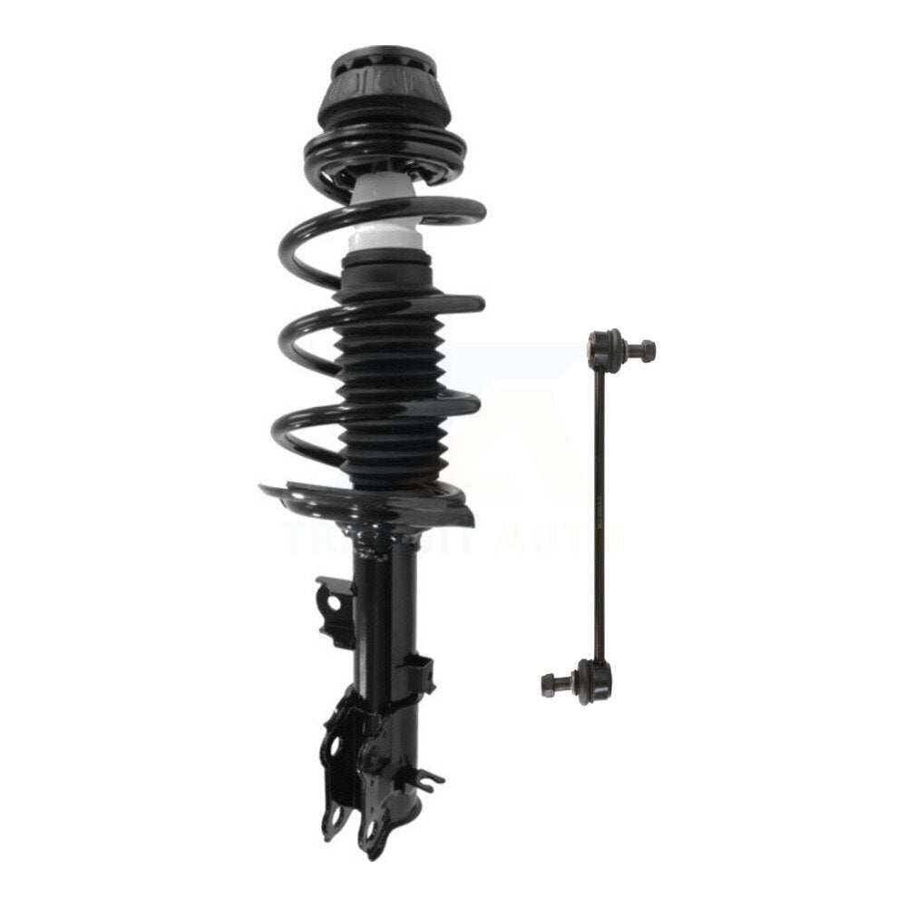 Transit Auto KSS-104457 Suspension Strut and Coil Spring Assembly for 2012-2017 Hyundai Accent, Kia Rio - Front Left