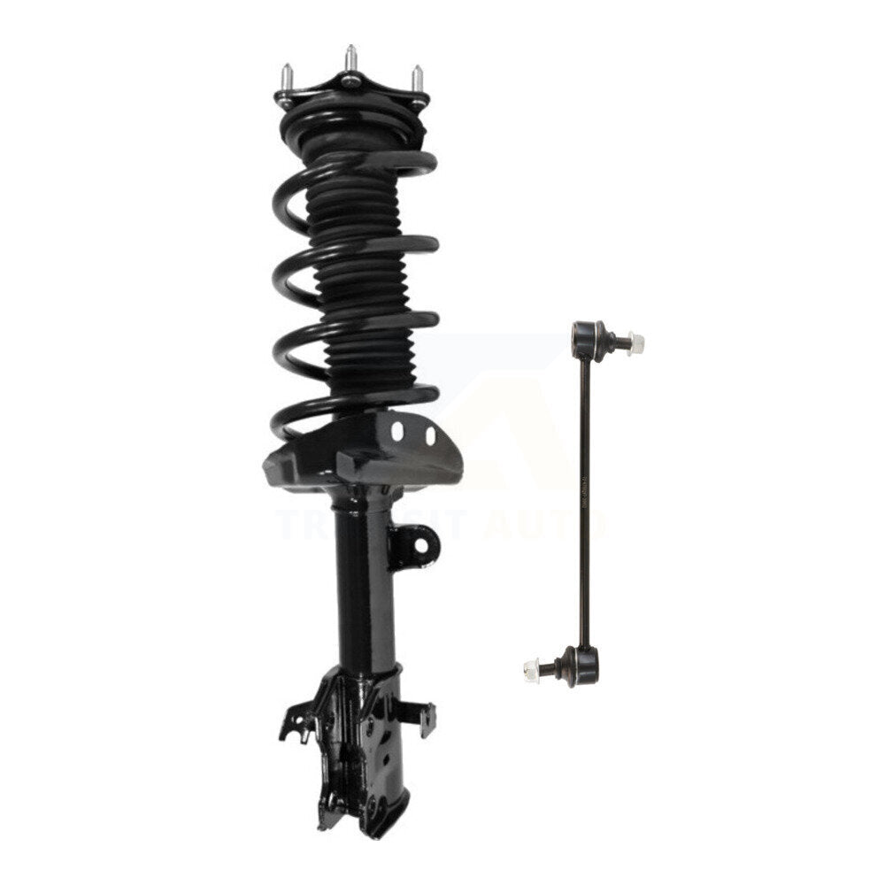 Transit Auto KSS-104463 Suspension Strut and Coil Spring Assembly for 2007-2014 Honda CR-V - Front Left