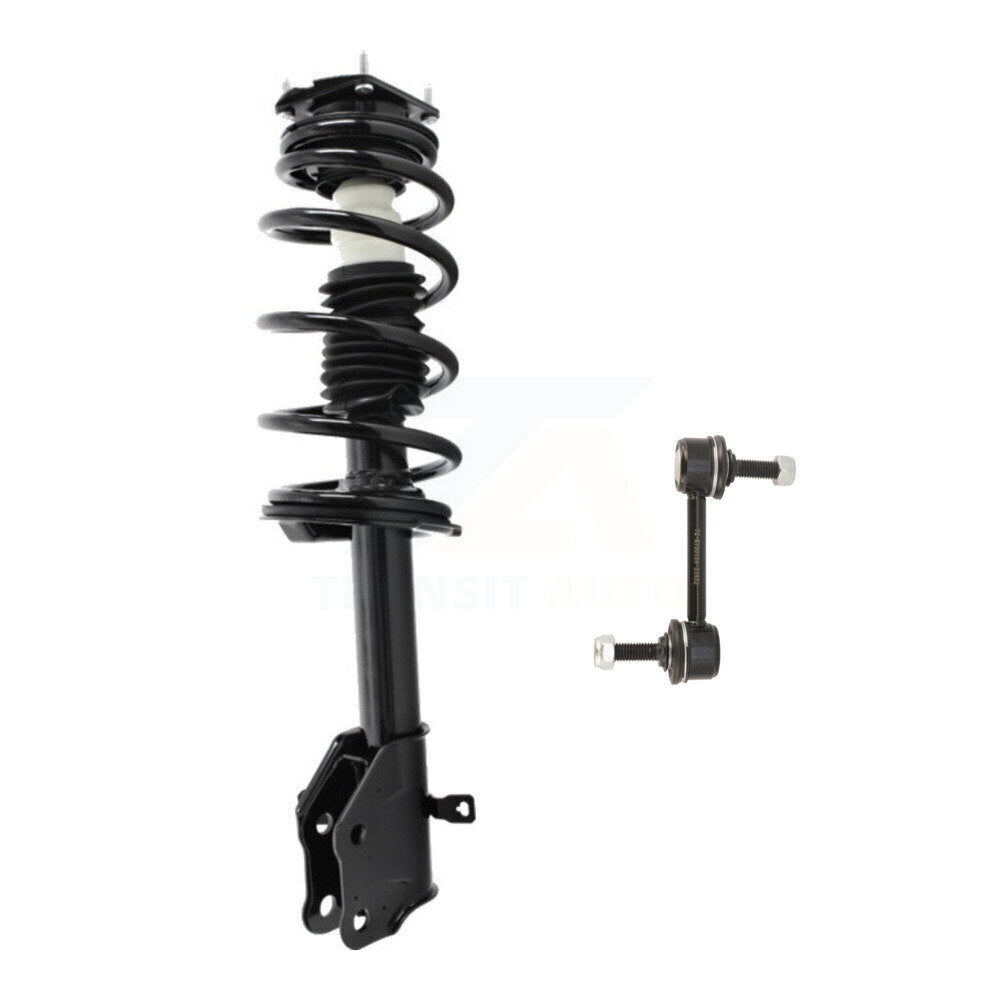 Transit Auto KSS-104465 Suspension Strut and Coil Spring Assembly for 2011-2015 Ford Edge, Lincoln MKX - Front Left