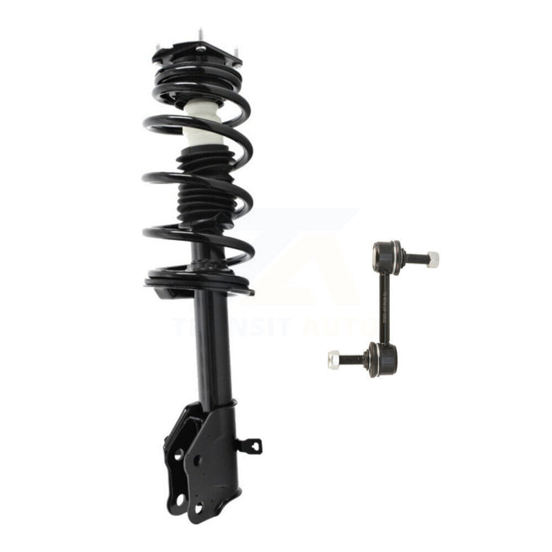 Transit Auto KSS-104465 Suspension Strut and Coil Spring Assembly for 2011-2015 Ford Edge, Lincoln MKX - Front Left