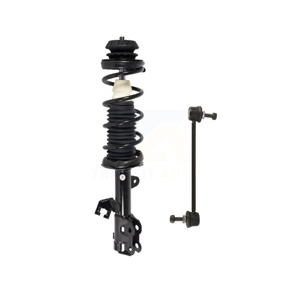Transit Auto KSS-104468 Suspension Strut and Coil Spring Assembly for 2012-2019 Nissan Versa Note, Nissan Versa - Front Left