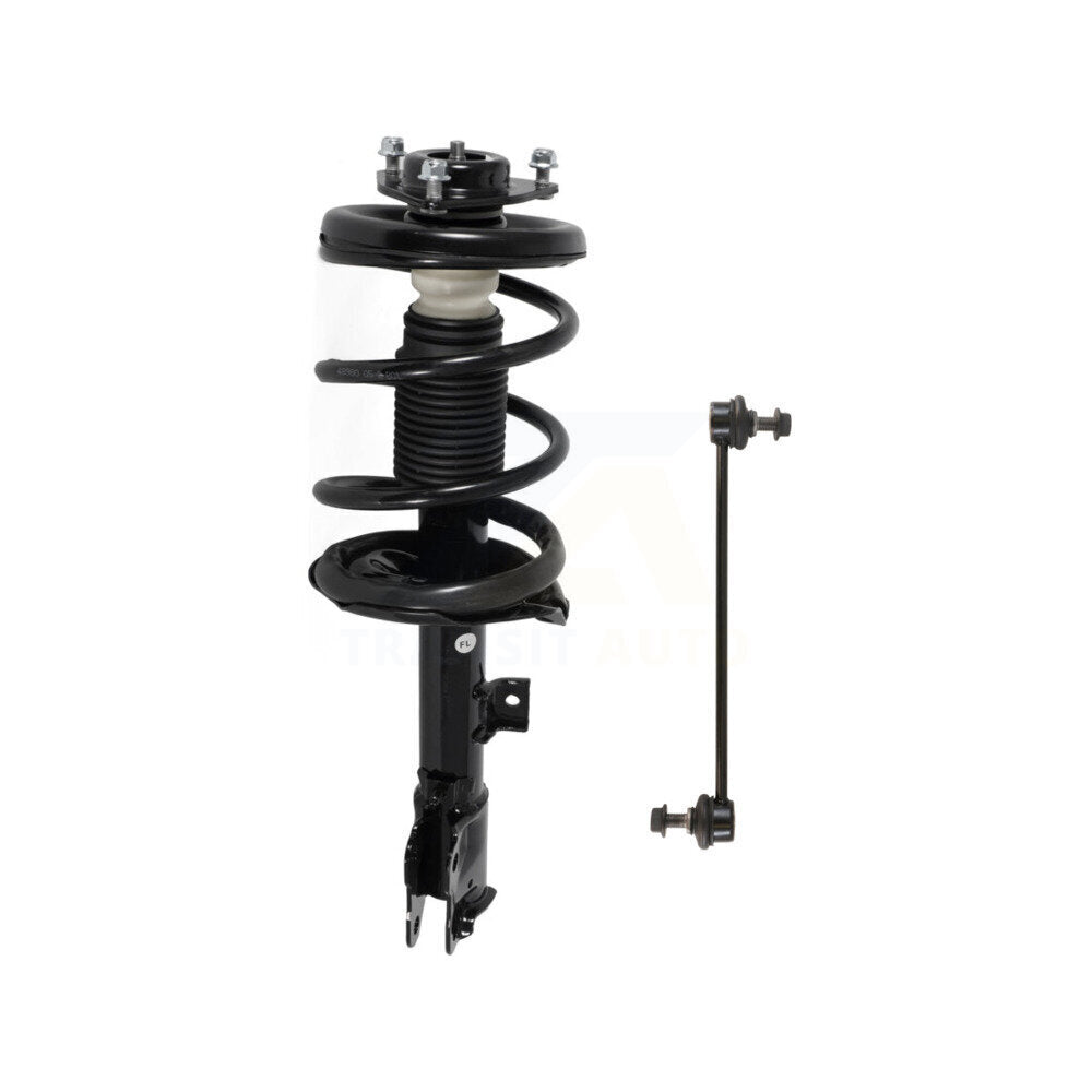 Transit Auto KSS-104480 Suspension Strut and Coil Spring Assembly for 2007-2013 Mitsubishi Outlander - Front Left