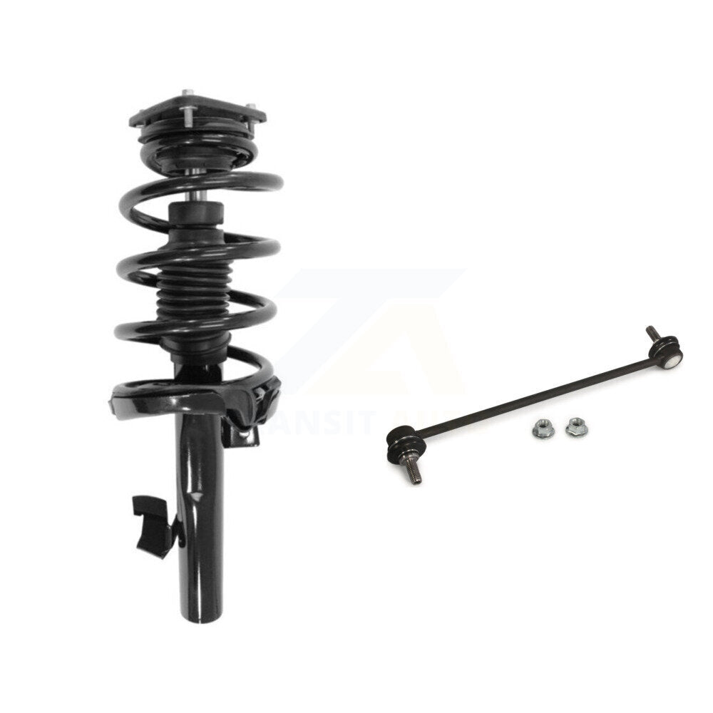 Transit Auto KSS-104491 Suspension Strut and Coil Spring Assembly for 2005-2013 Volvo C30, Volvo C70 and More - Front Left