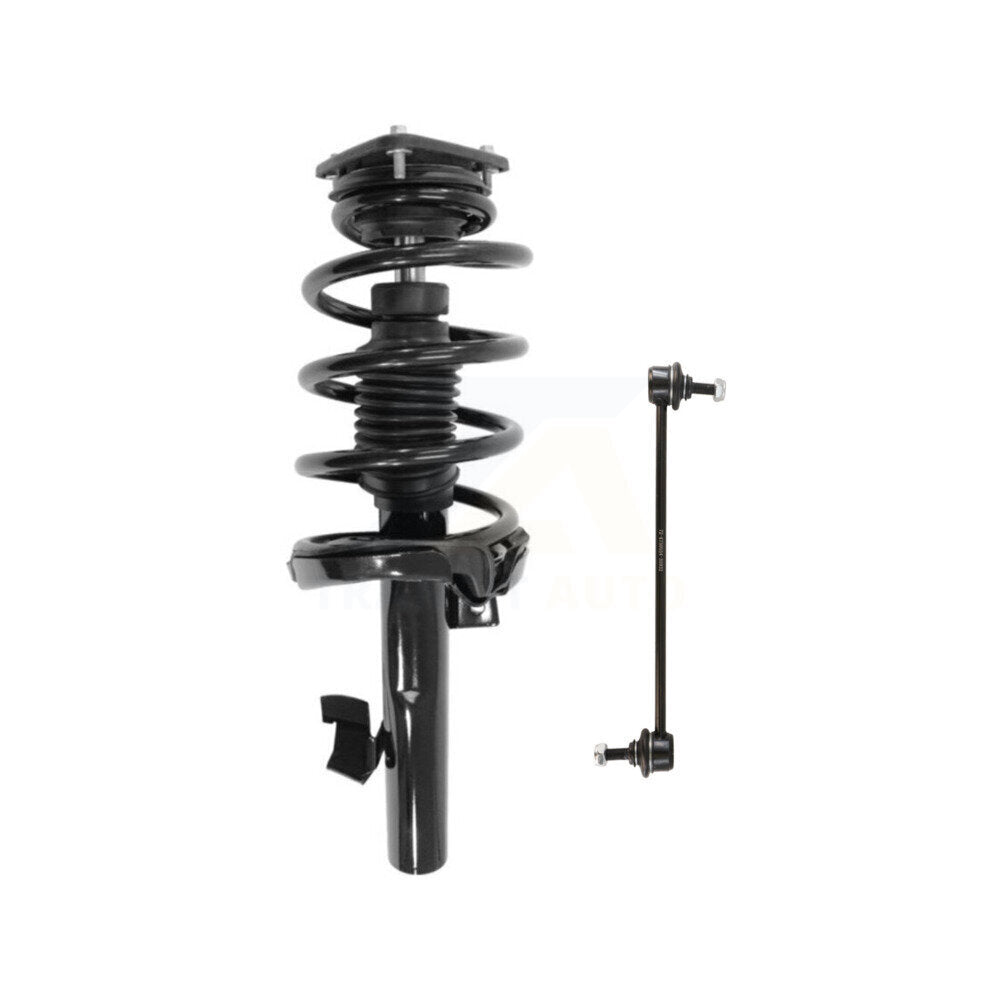 Transit Auto KSS-104492 Suspension Strut and Coil Spring Assembly for 2005-2013 Volvo C30, Volvo C70 and More - Front Left
