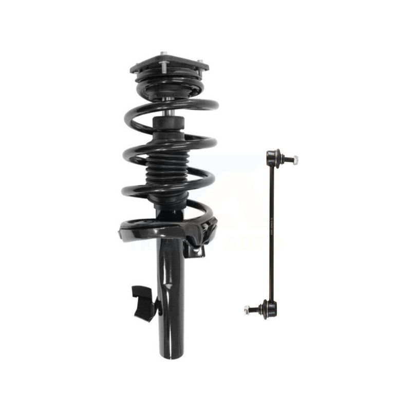 Transit Auto KSS-104492 Suspension Strut and Coil Spring Assembly for 2005-2013 Volvo C30, Volvo C70 and More - Front Left