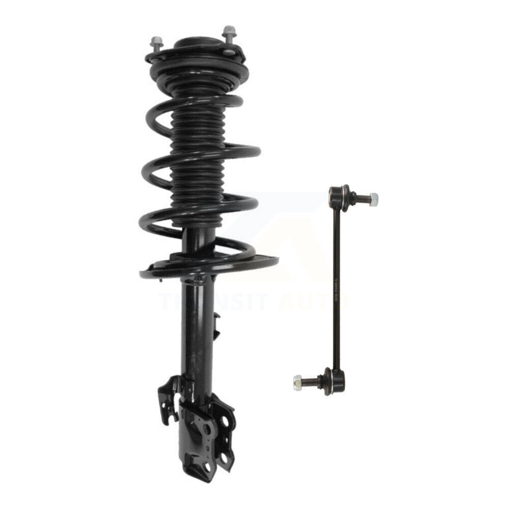 Transit Auto KSS-104502 Suspension Strut and Coil Spring Assembly for 2014-2019 Toyota Highlander - Front Left