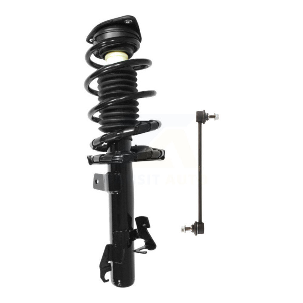 Transit Auto KSS-104556 Suspension Strut and Coil Spring Assembly for 2004-2010 Mazda 3, Mazda 5 - Front Left