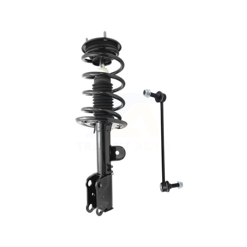 Transit Auto KSS-104582 Suspension Strut and Coil Spring Assembly for 2013-2019 Ford Flex, Lincoln MKT - Front Left
