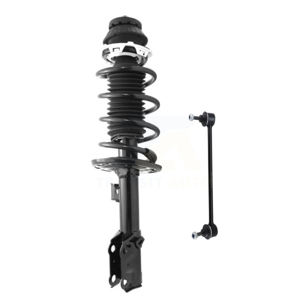 Transit Auto KSS-104591 Suspension Strut and Coil Spring Assembly for 2007-2008 Honda Fit - Front Left