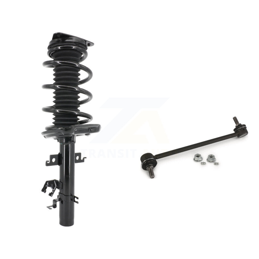Transit Auto KSS-104599 Suspension Strut and Coil Spring Assembly for 2014-2021 Nissan Qashqai, Nissan Rogue Sport, Nissan Rogue - Front Left