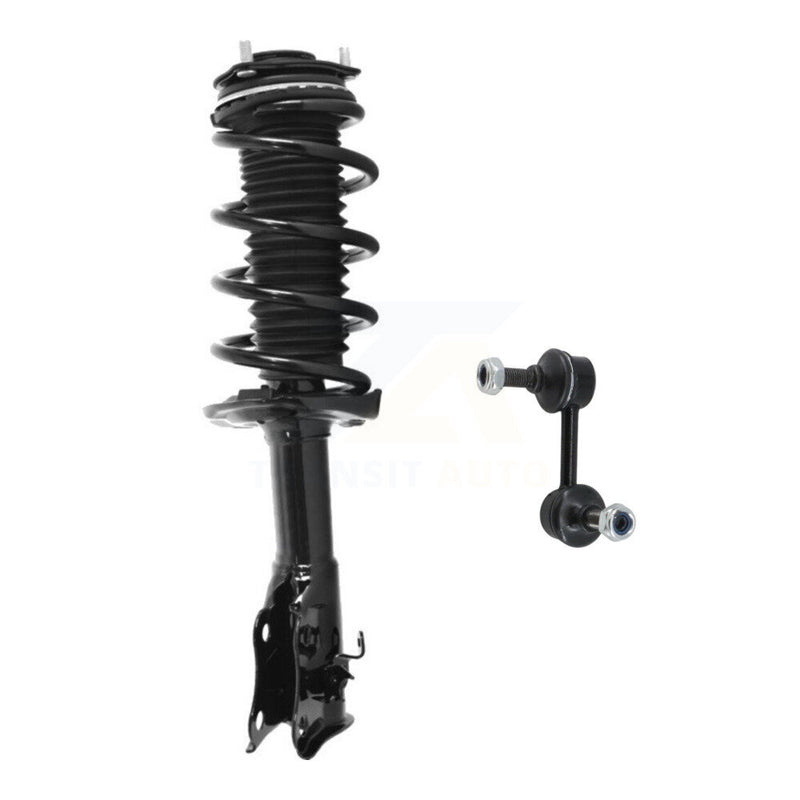 Transit Auto KSS-104604 Suspension Strut and Coil Spring Assembly for 2006-2011 Honda Civic - Front Left