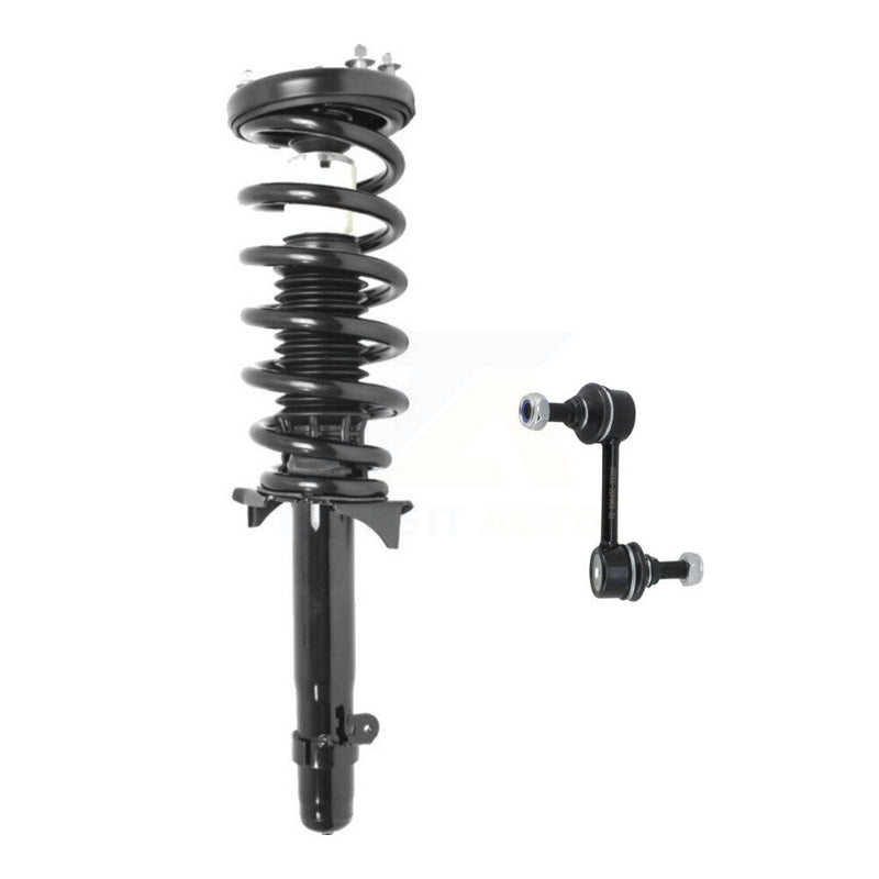 Transit Auto KSS-104614 Suspension Strut and Coil Spring Assembly for 2009-2014 Acura TSX - Front Left