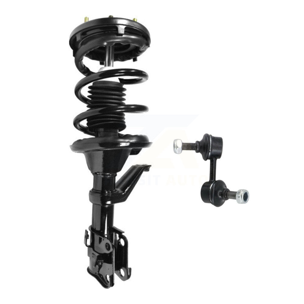 Transit Auto KSS-104621 Suspension Strut and Coil Spring Assembly for 2002-2006 Honda CR-V - Front Left