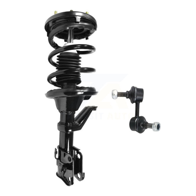 Transit Auto KSS-104621 Suspension Strut and Coil Spring Assembly for 2002-2006 Honda CR-V - Front Left