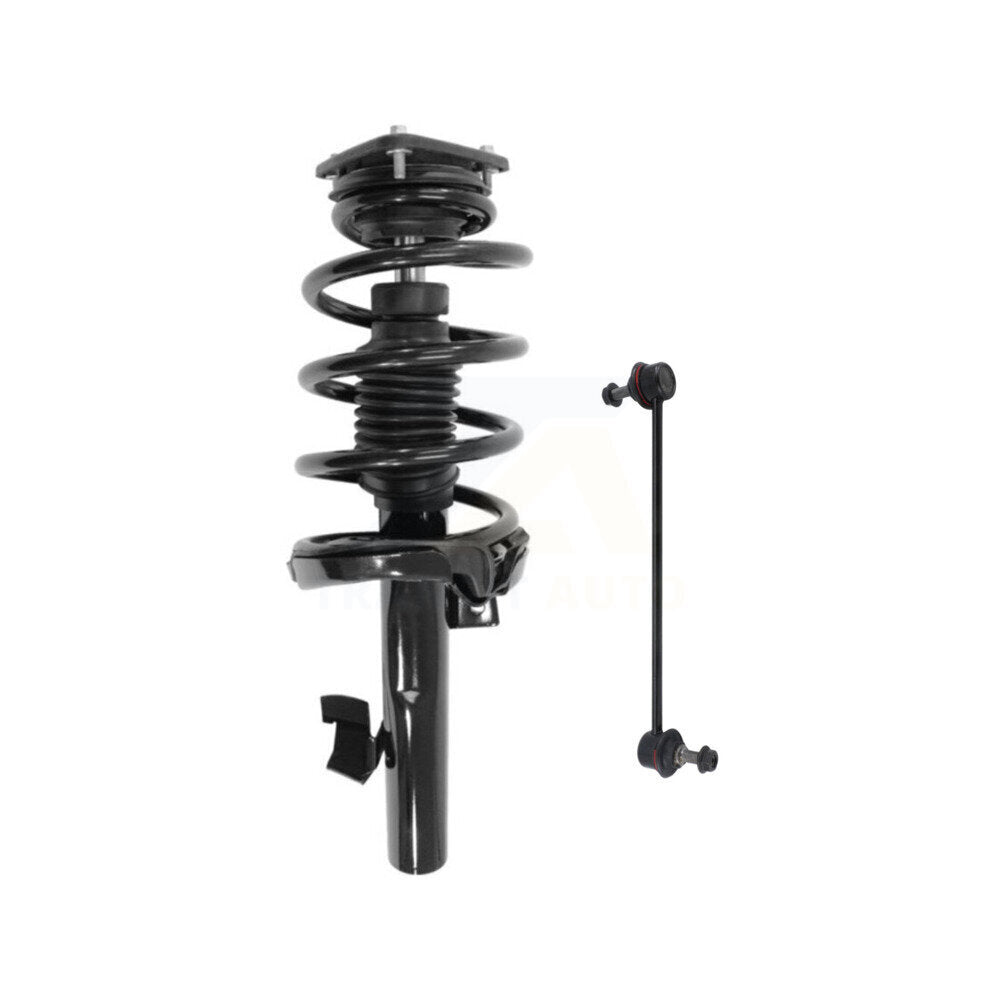 Transit Auto KSS-104637 Suspension Strut and Coil Spring Assembly for 2005-2013 Volvo C30, Volvo C70 and More - Front Left