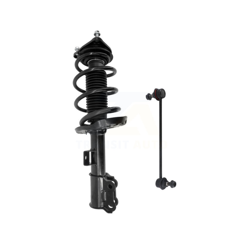 Transit Auto KSS-104646 Suspension Strut and Coil Spring Assembly for 2013-2017 Hyundai Elantra GT - Front Left