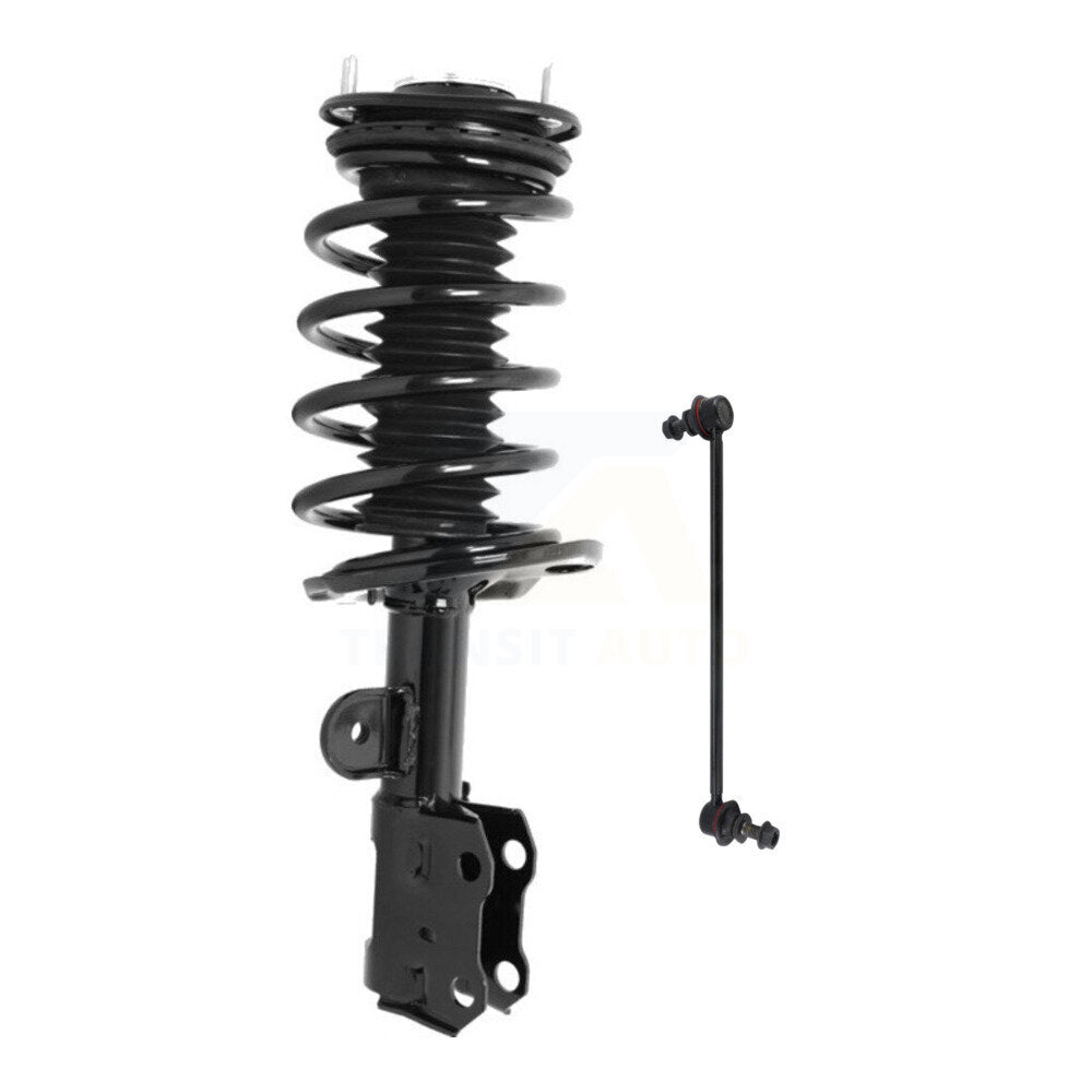 Transit Auto KSS-104648 Suspension Strut and Coil Spring Assembly for 2010-2015 Toyota Prius Plug-In, Toyota Prius - Front Left