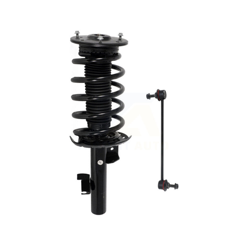 Transit Auto KSS-104653 Suspension Strut and Coil Spring Assembly for 2010-2017 Volvo XC60 - Front Left