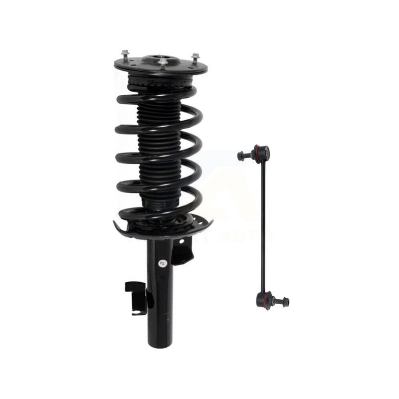 Transit Auto KSS-104653 Suspension Strut and Coil Spring Assembly for 2010-2017 Volvo XC60 - Front Left
