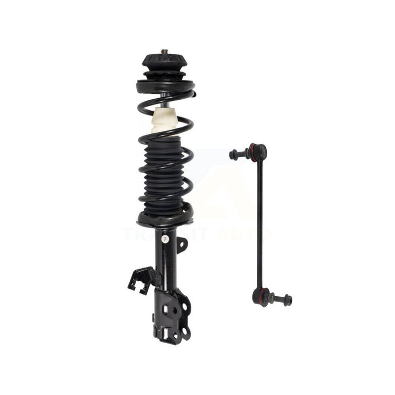 Transit Auto KSS-104661 Suspension Strut and Coil Spring Assembly for 2012-2019 Nissan Versa Note, Nissan Versa - Front Left