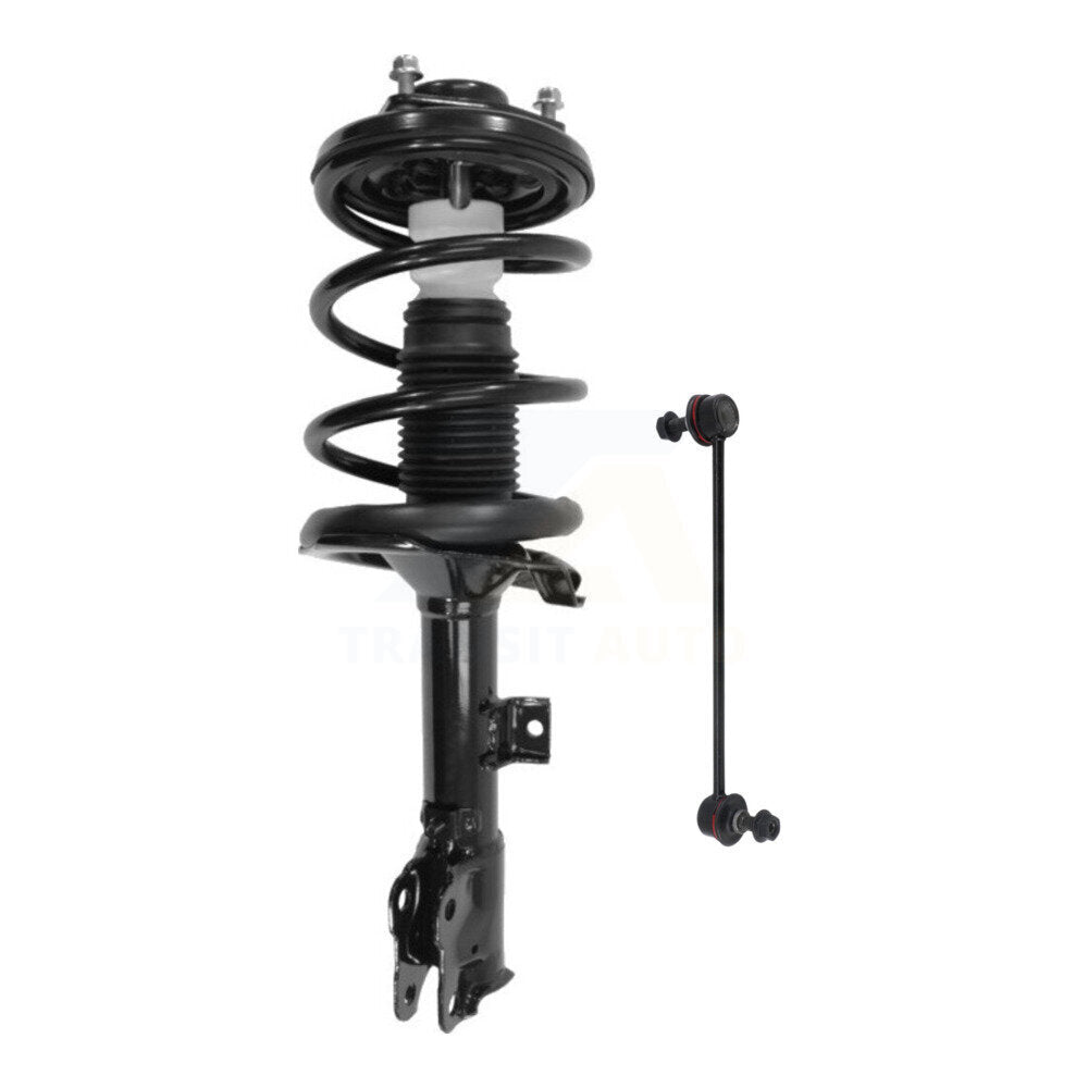 Transit Auto KSS-104663 Suspension Strut and Coil Spring Assembly for 2007-2013 Mitsubishi Outlander - Front Left