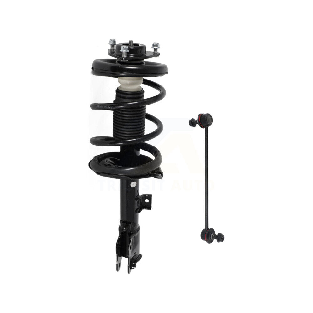 Transit Auto KSS-104664 Suspension Strut and Coil Spring Assembly for 2007-2013 Mitsubishi Outlander - Front Left